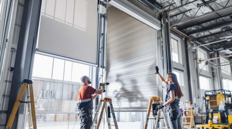 Stores pour espaces industriels