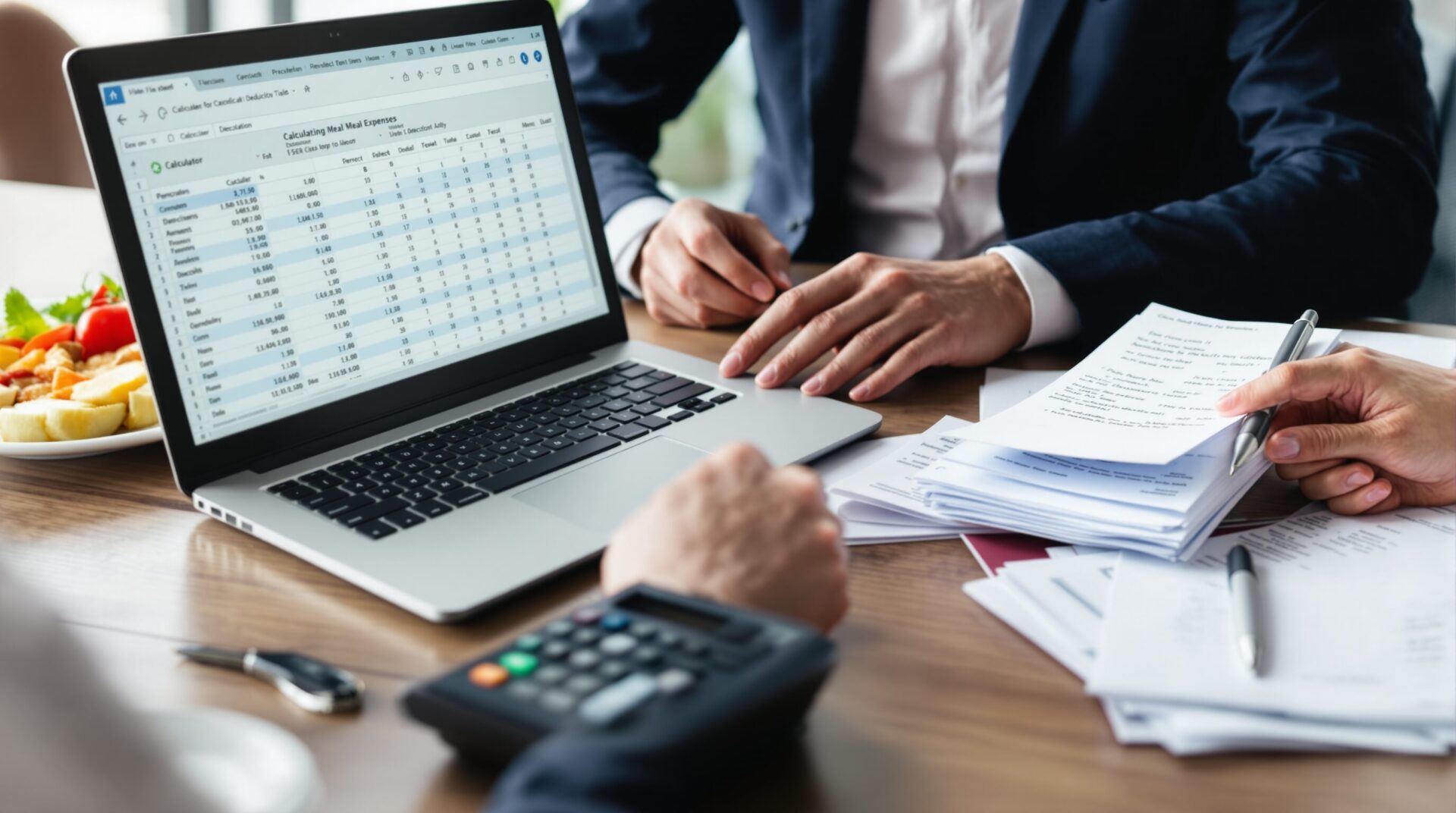 calcul des frais de repas