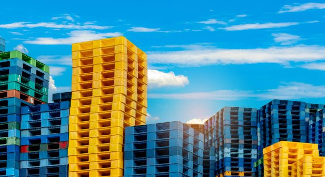 palettes en plastique