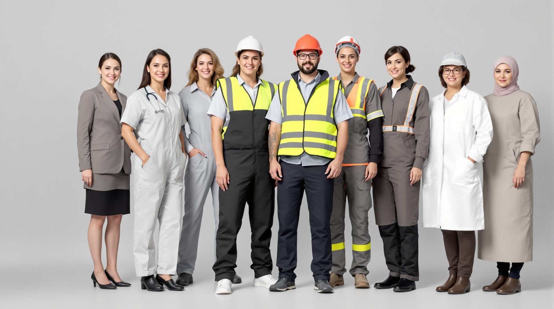 KEILOR Ensemble Vêtements De Travail Classic – Veste + Pantalon Avec Bandes Réfléchissantes