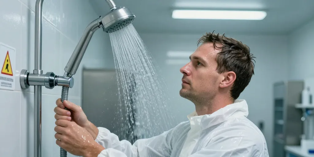 Douche de sécurité : un équipement qui peut faire la différence en cas d’accident