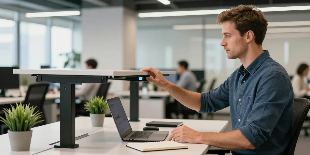 Bureau réglable en hauteur : un atout pour aménager les espaces de travail